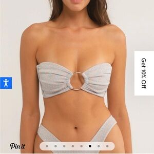 Montce Disco Sparkle Bikini and Sarong Set